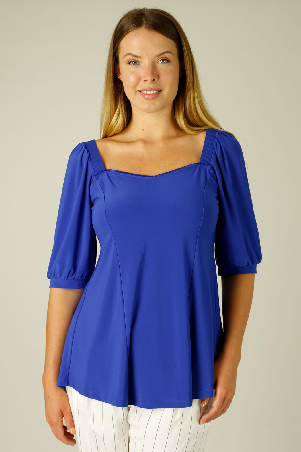 Cobalt Jersey Princess Top - SALE