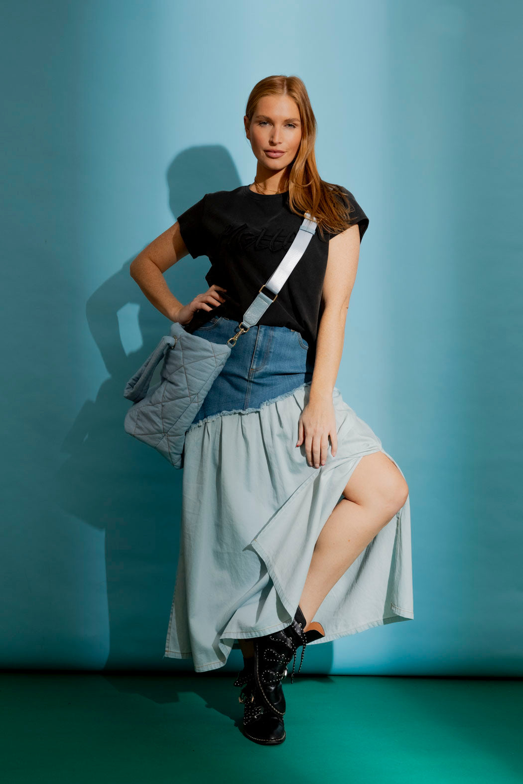 Charcoal Washed Cornelli T-Shirt
