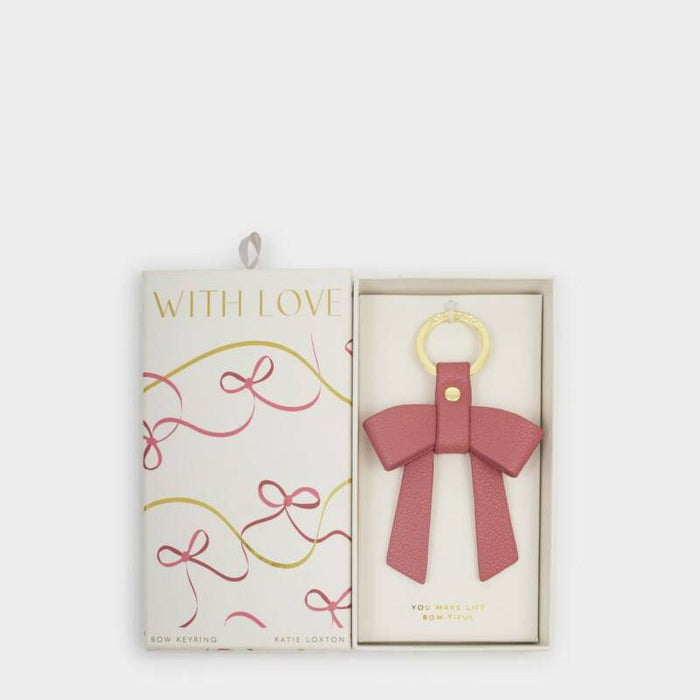 Boxed Bow Keychain