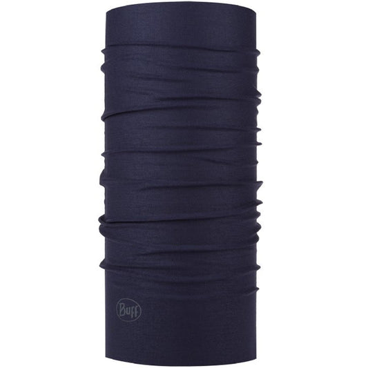 Buff Unisex Solid Original Tubular Neck Gaiter - Blue
