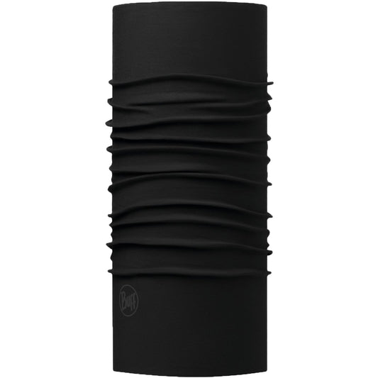 Buff Unisex Solid Original Tubular Neck Gaiter - Black
