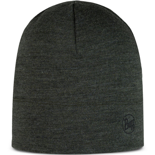 Buff Unisex Merino Wool Migweight Beanie Hat - Bark