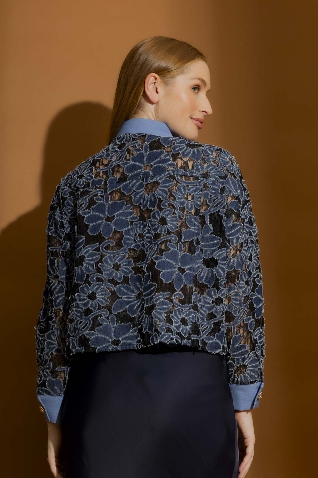 Denim Lace Dallas Jacket
