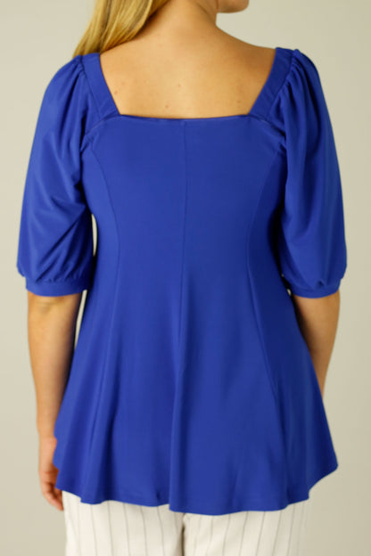 Cobalt Jersey Princess Top - SALE