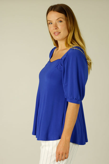 Cobalt Jersey Princess Top - SALE