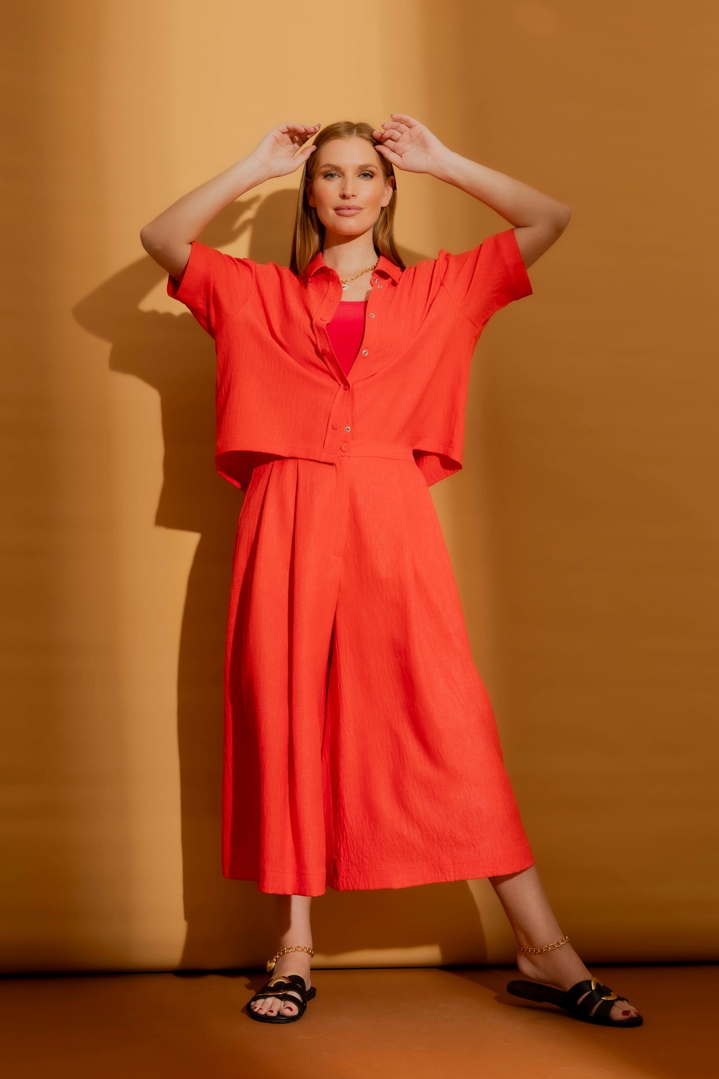 Coral Santorini Shirt
