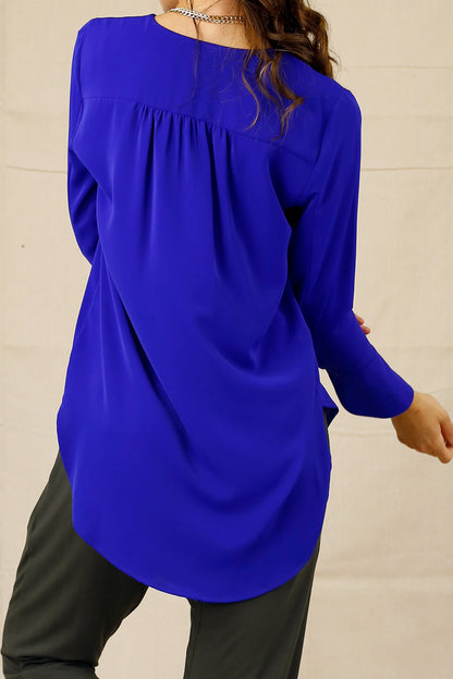 Cobalt Soft Touch Sydney Blouse - SALE
