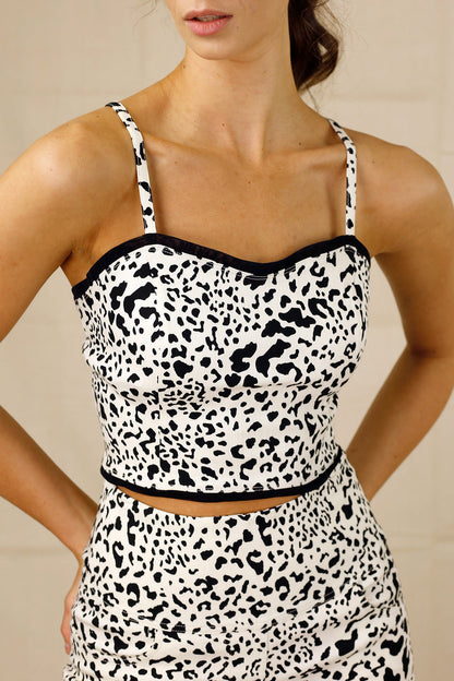 Cream Animal Miracle Bralette - FINAL SALE