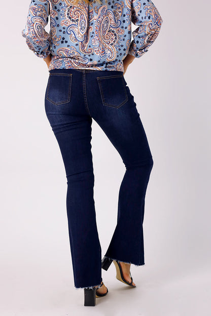 Dark Denim Flare Jean - SALE