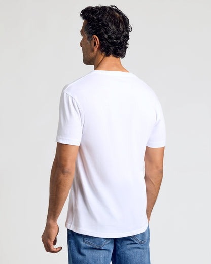 White Classic V-Neck 3-Pack