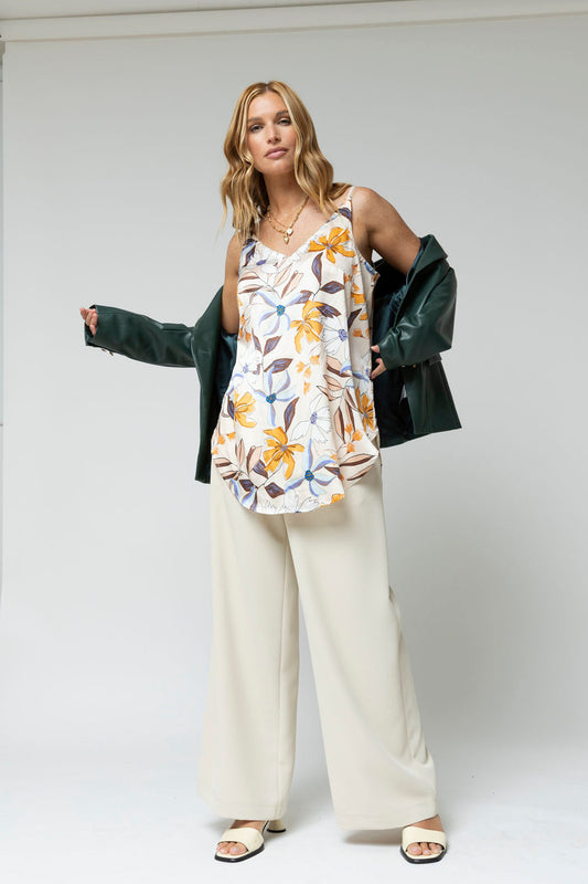 Floral Silky Effortless Cami - Final Sale