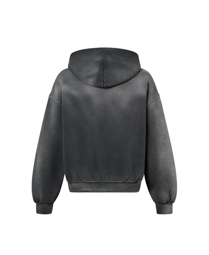 450 GSM 'Faded Black' Hoodie