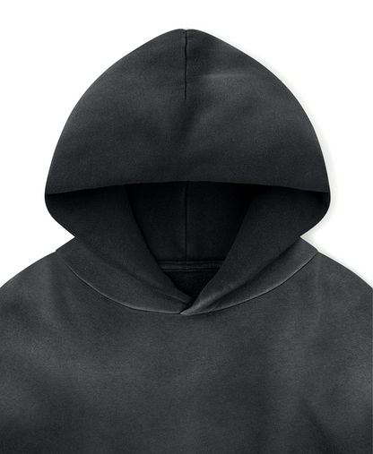 450 GSM 'Faded Black' Hoodie