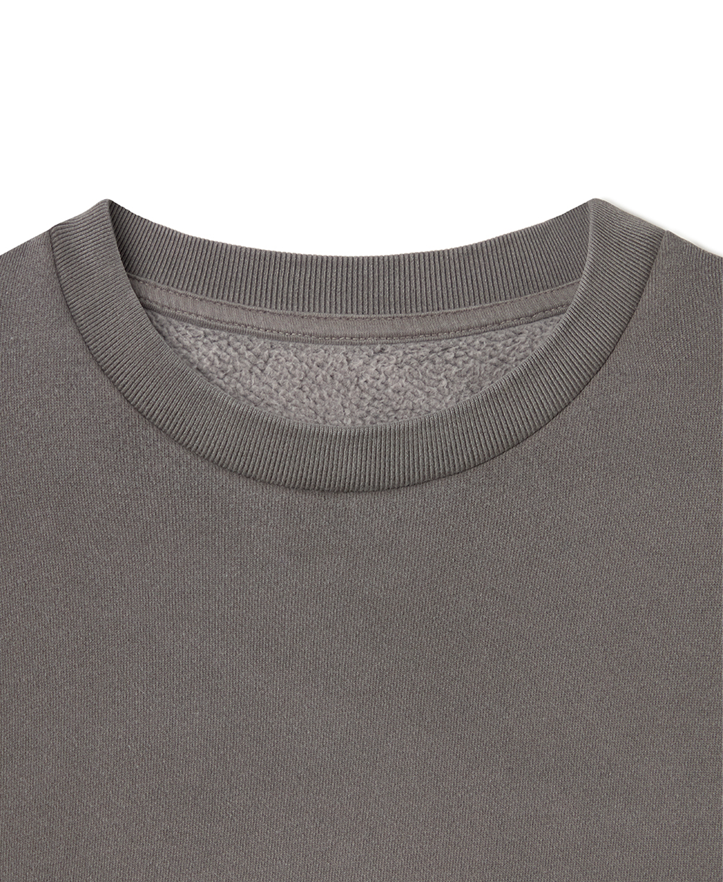 450 GSM 'Mud Gray' Crewneck