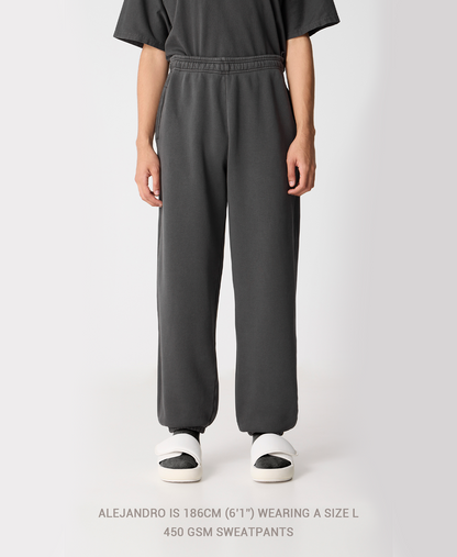 450 GSM 'Mud Gray' Sweatpants
