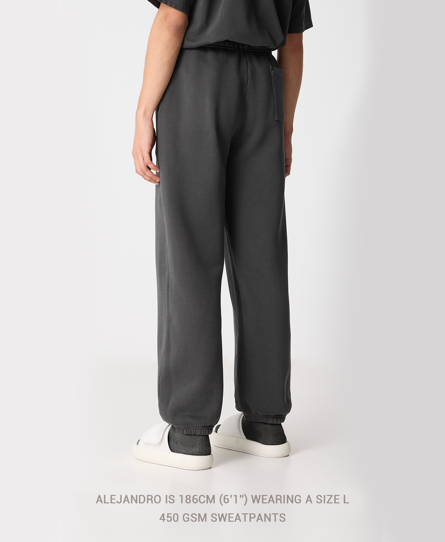 450 GSM 'Mud Gray' Sweatpants