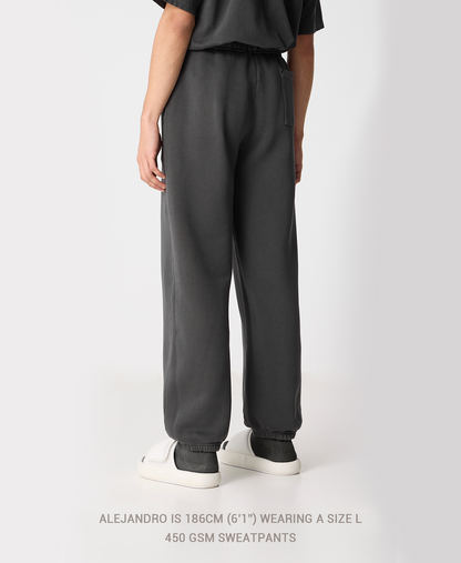 450 GSM 'Mud Gray' Sweatpants
