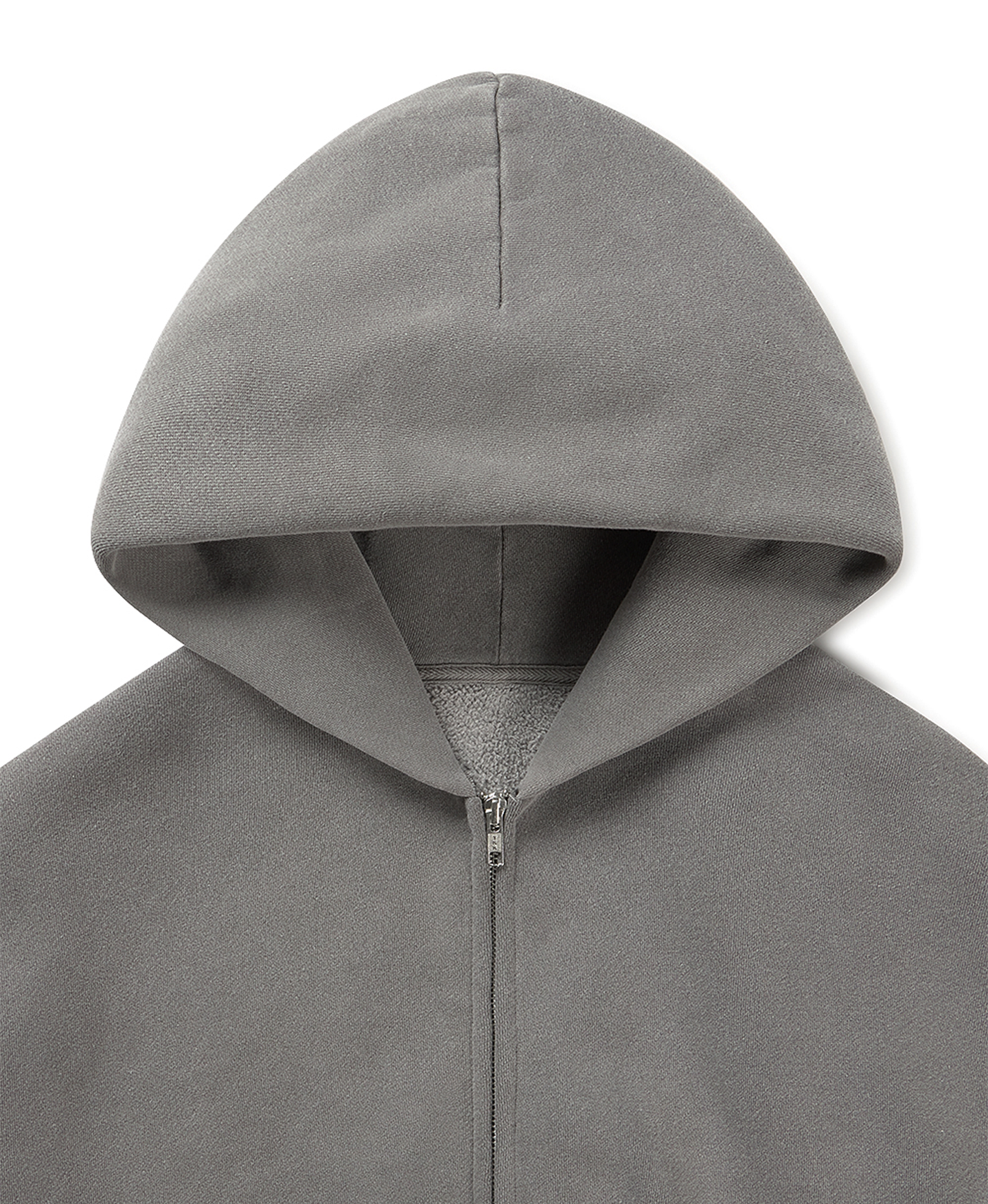 450 GSM 'Mud Gray' Zipper