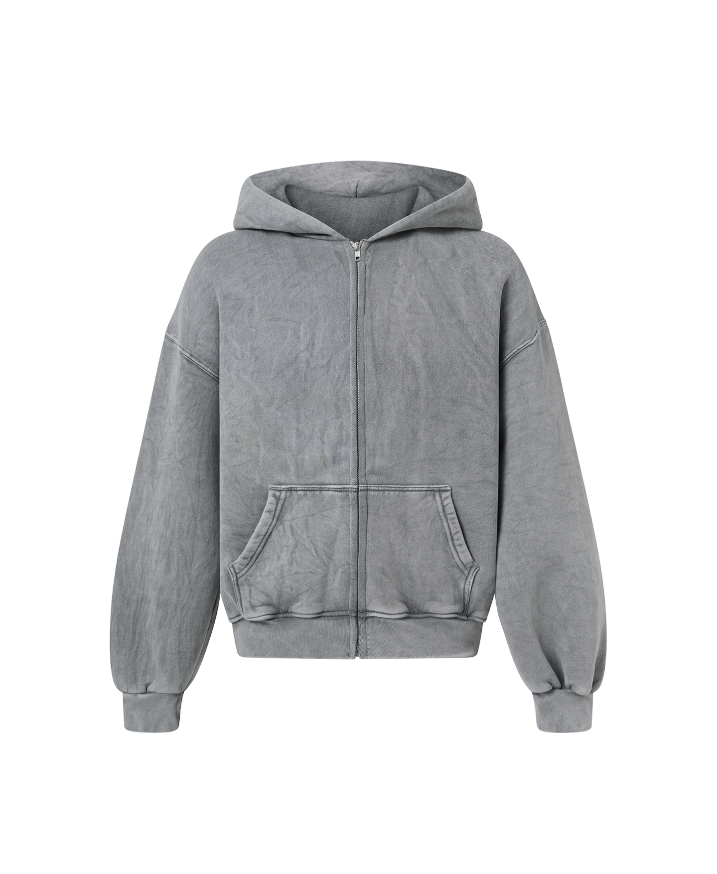 450 GSM 'Vintage Gray' Zipper