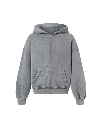 450 GSM 'Vintage Gray' Zipper