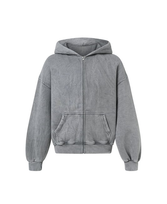 450 GSM 'Vintage Gray' Zipper