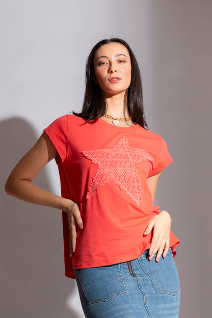 Coral Star T-shirt