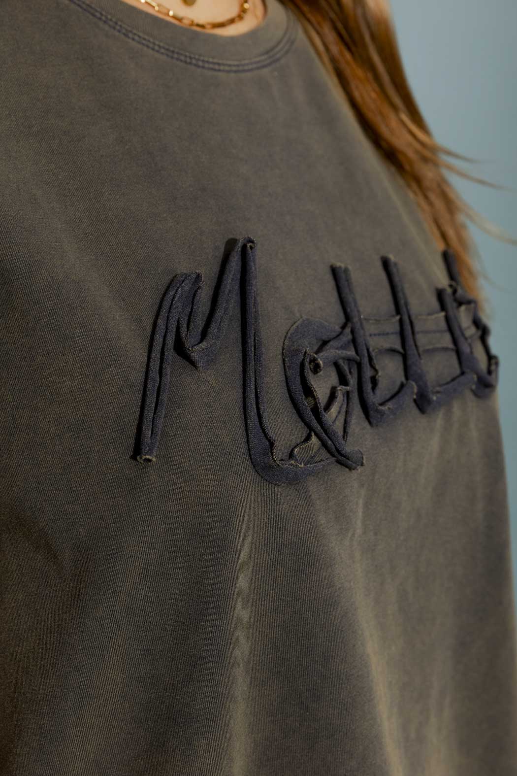 Dark Taupe Washed Cornelli T-Shirt