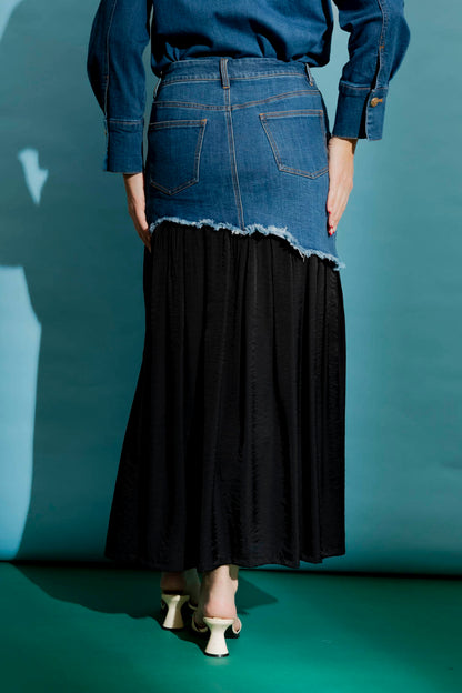 Dark Denim Nicole Skirt