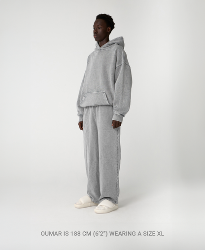 600 GSM 'Faded Gray' Hoodie
