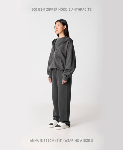 600 GSM 'Iron Gray' Zipper