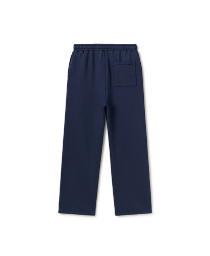 450 GSM 'Navy Blue' Straight-leg Pants