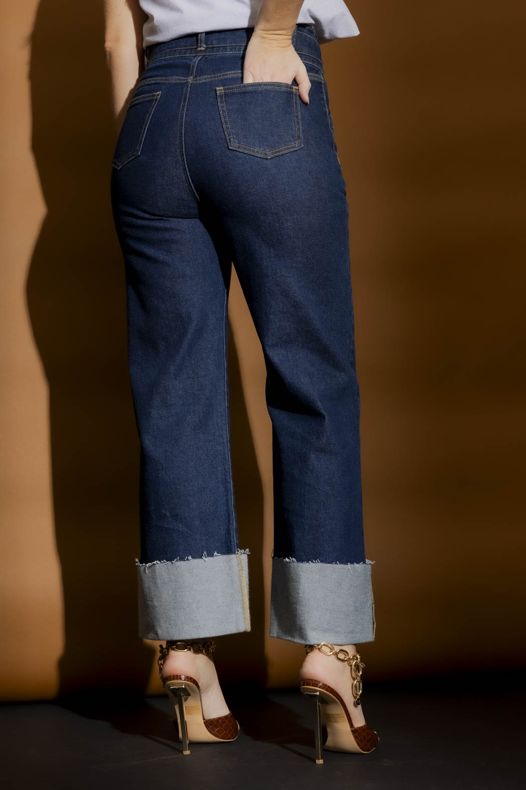 Dark Denim Stretch Pocket Jean Dark Denim