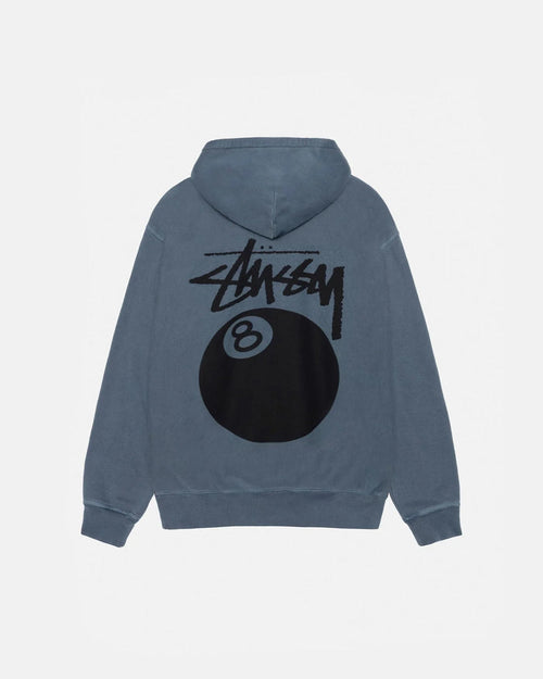 8 BALL HOODIE PIGMENT DYED - Four Street