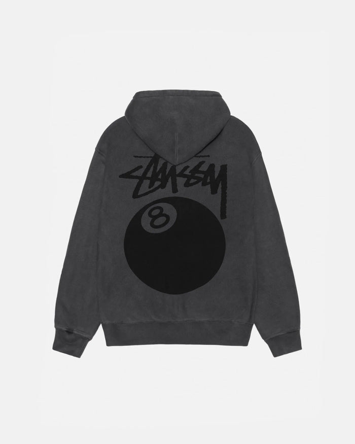 8 BALL ZIP HOODIE PIGMENT DYED - Four Street