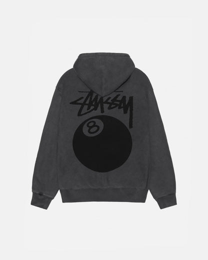 8 BALL ZIP HOODIE PIGMENT DYED - Four Street