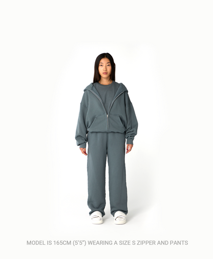 450 GSM 'Chocolate' Zipper
