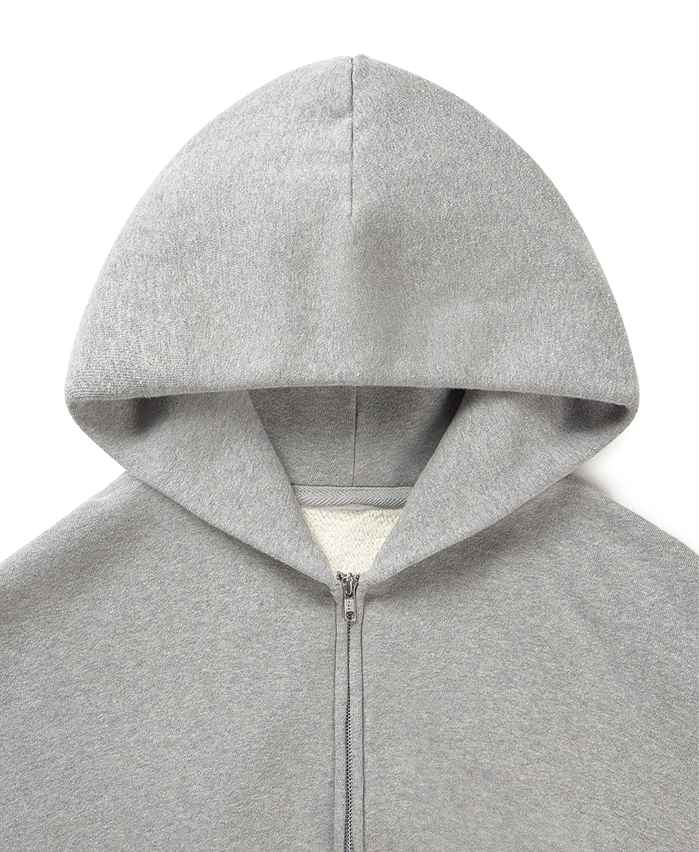 450 GSM 'Ash Gray' Zipper