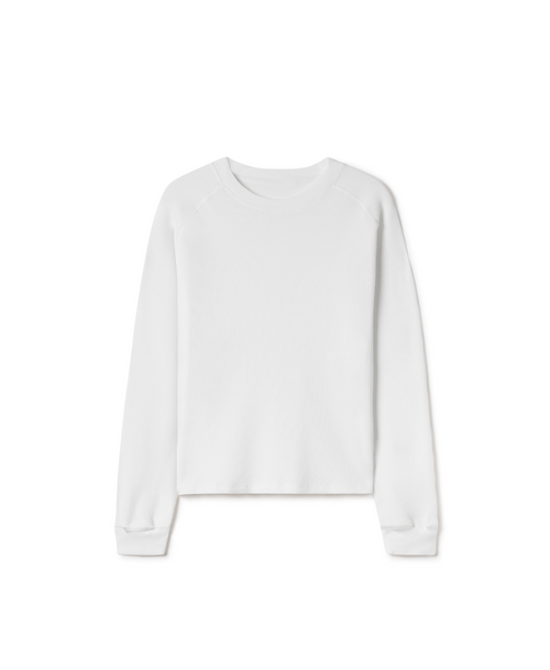 350 GSM 'Bone White' Thermal Longsleeve