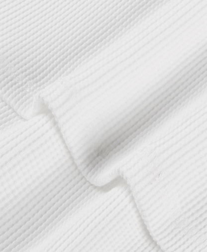 350 GSM 'Bone White' Thermal Longsleeve