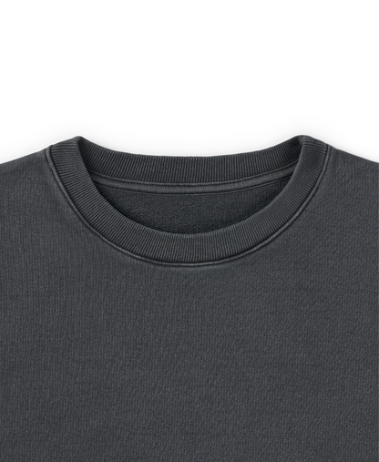 600 GSM 'Anthracite' Crewneck
