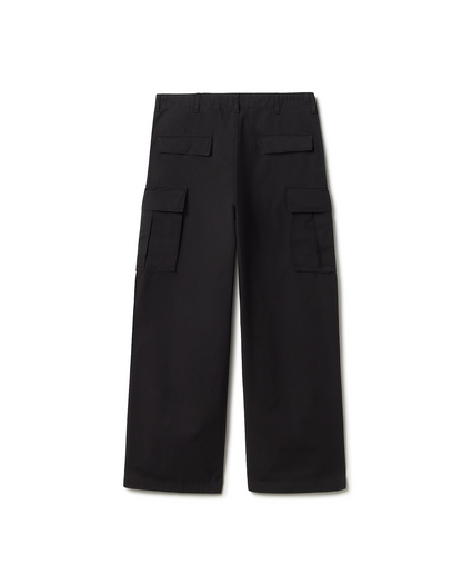 'Jet Black' Ripstop Cargo Pants