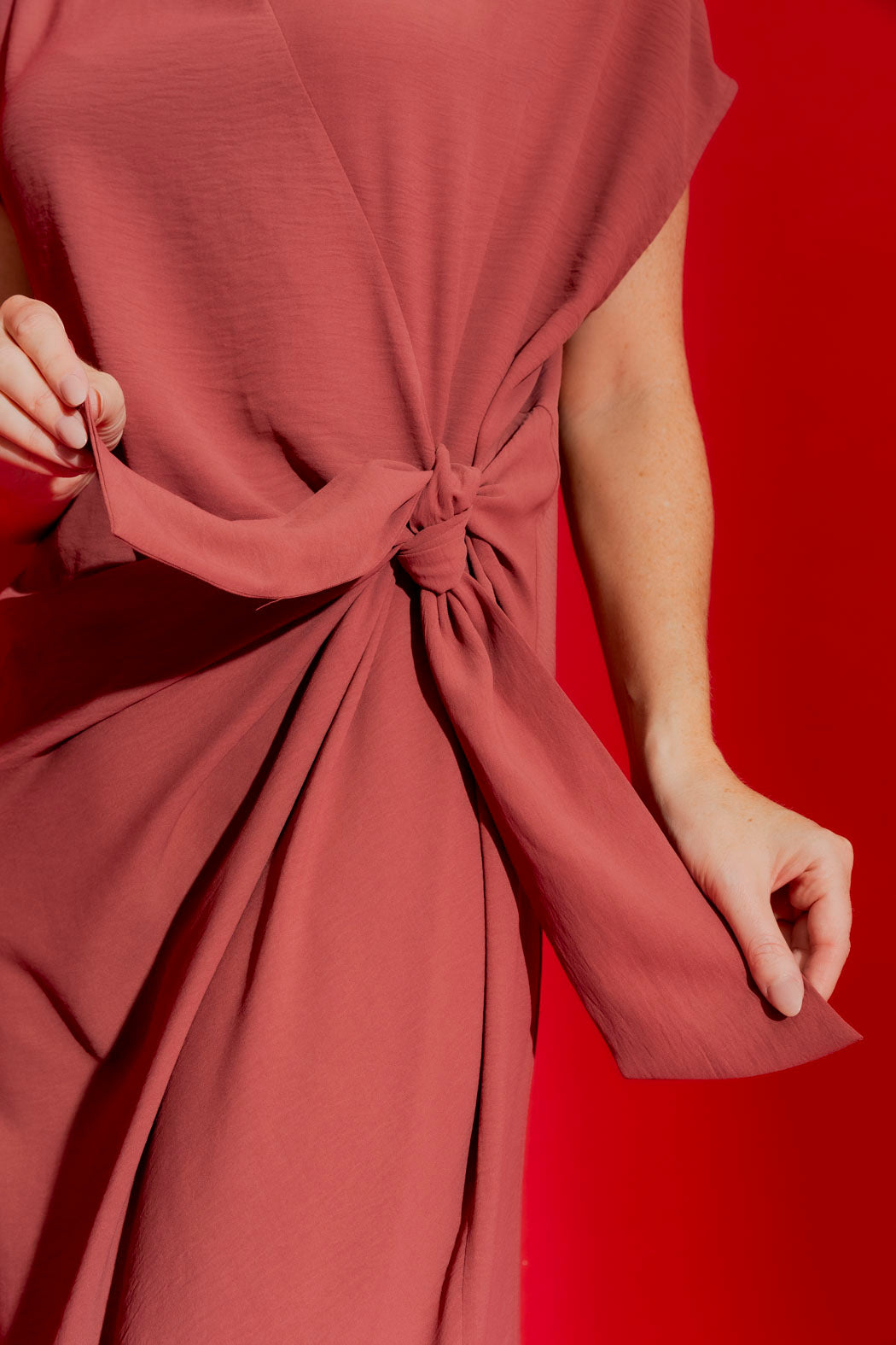 Dusty Rose Harlow Dress Dusty Rose