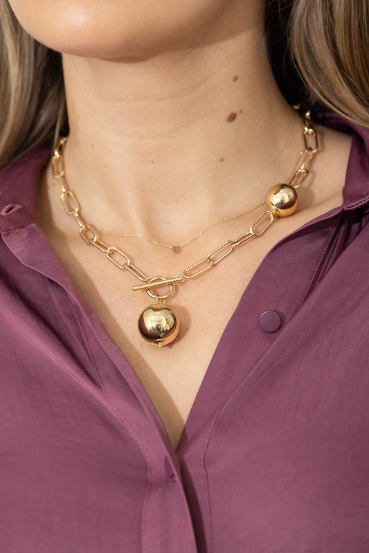 Gold Dom Necklace