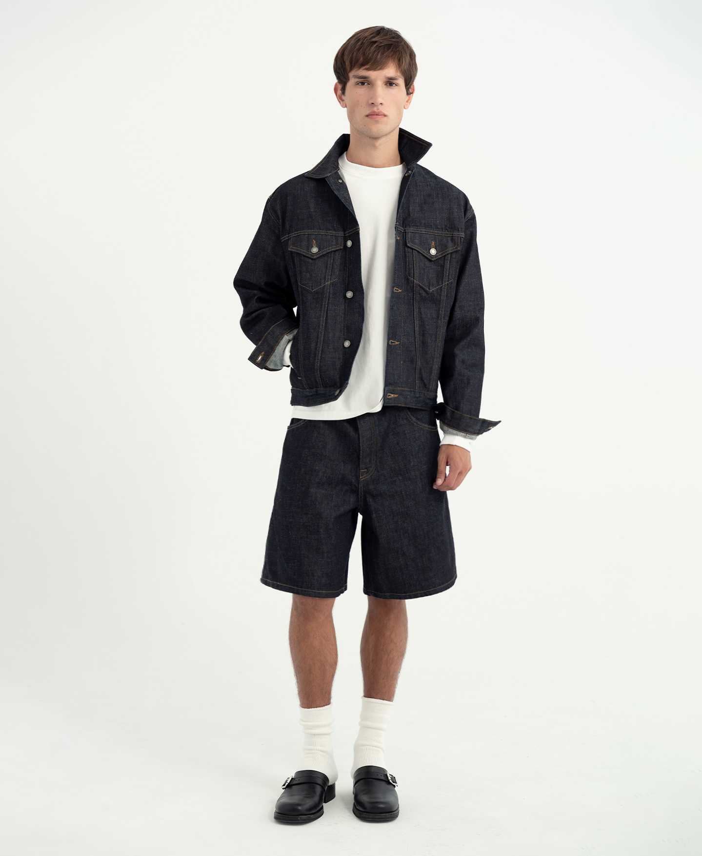14oz 'Black' Raw Selvedge Shorts