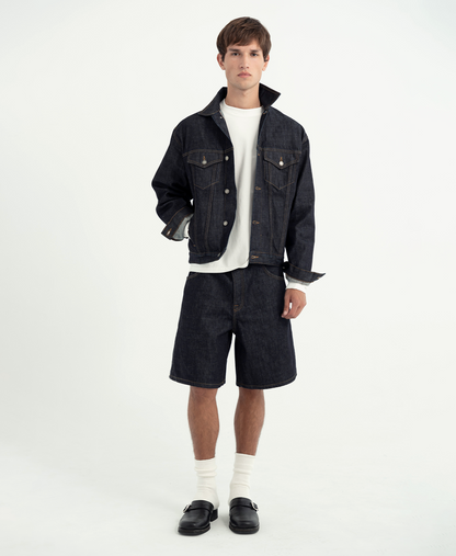 14oz 'Black' Raw Selvedge Shorts