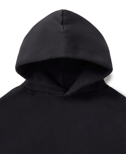 750 GSM 'Jet Black' Hoodie