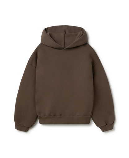 750 GSM 'Mocha Brown' Hoodie