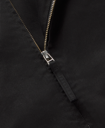 'Jet Black' Twill Jacket