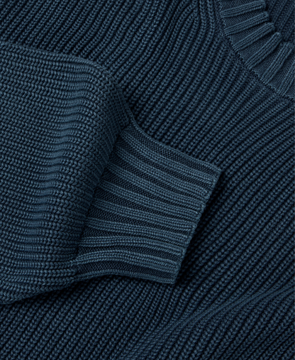 7 Gauge 'Vintage Navy' Knit