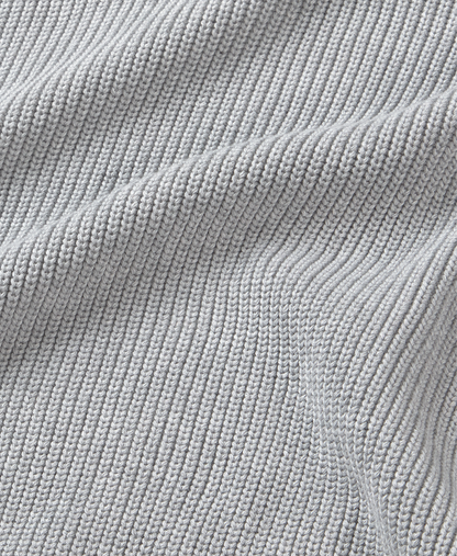 7 Gauge 'Light Heather Gray' Knit